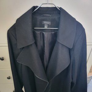 Halogen Women's Asymetrical Wool Coat 3X